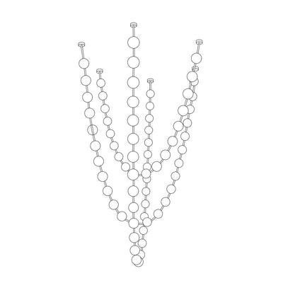 Lindencourt Strand Necklace Chandelier