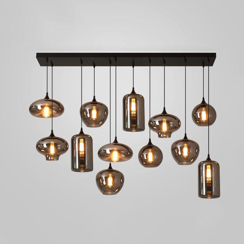 Talis Glass Industrial Chic Pendant Light