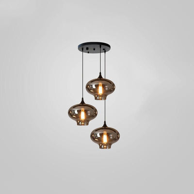 Talis Glass Industrial Chic Pendant Light