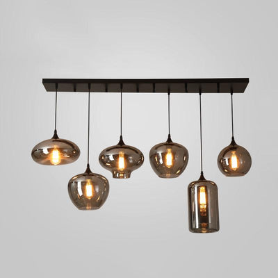 Talis Glass Industrial Chic Pendant Light