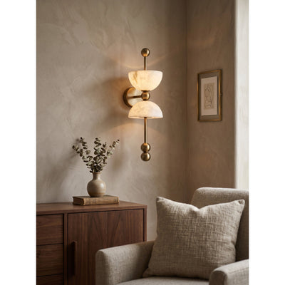 Lindenborne Alabaster Indoor Wall Light