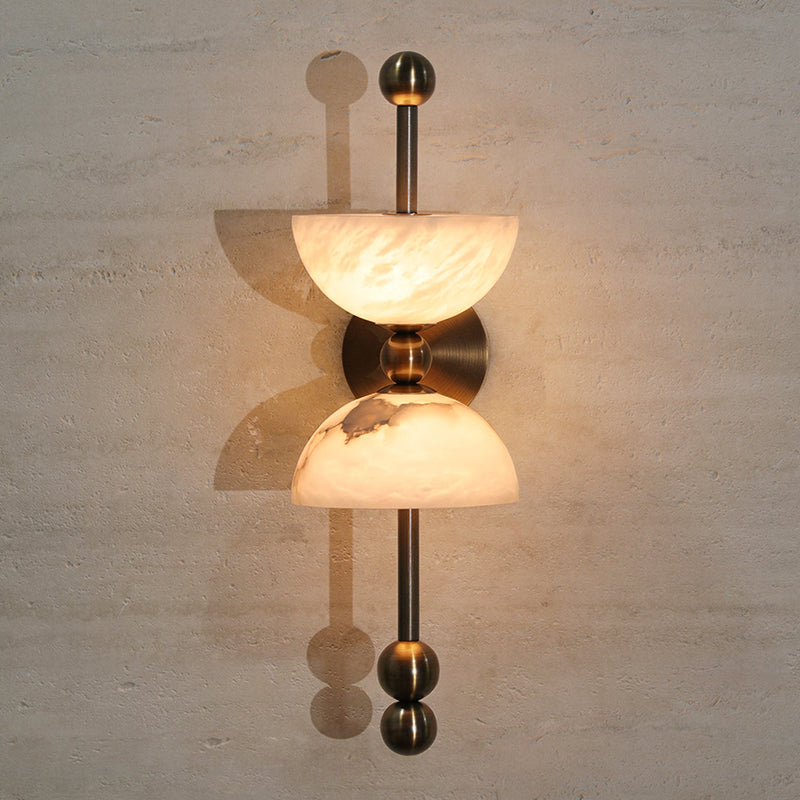 Lindenborne Alabaster Indoor Wall Light