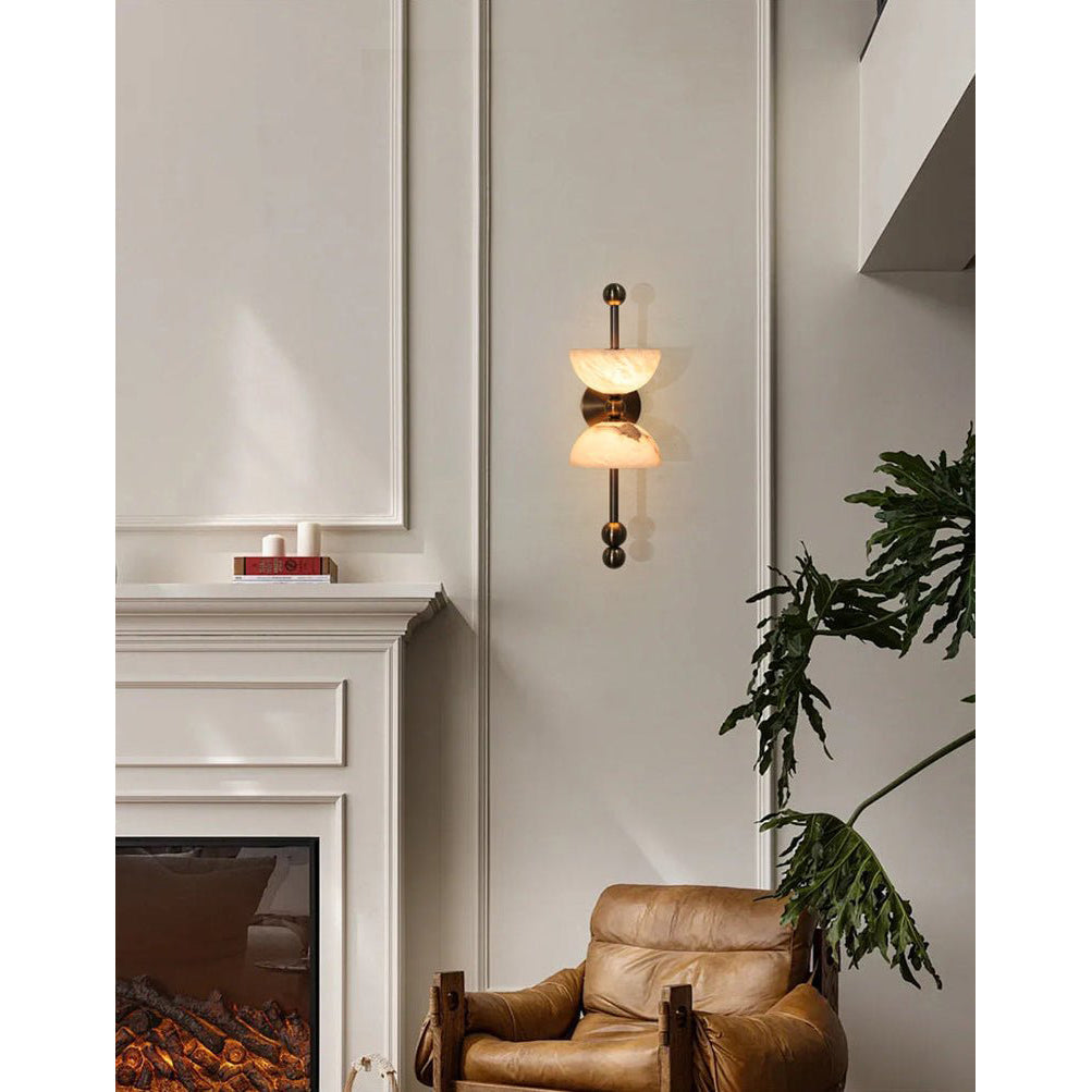 Lindenborne Alabaster Indoor Wall Light