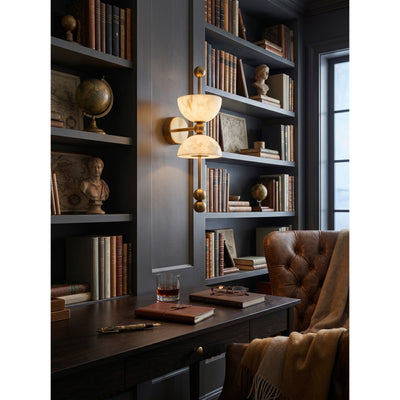 Lindenborne Alabaster Indoor Wall Light