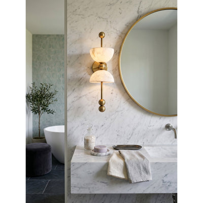 Lindenborne Alabaster Indoor Wall Light