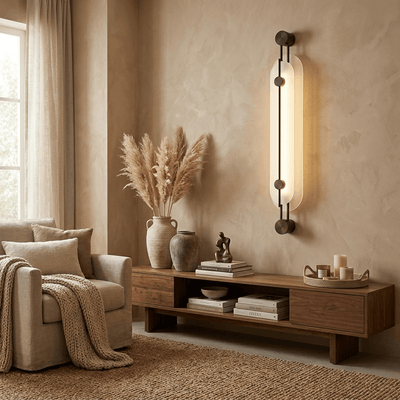 Eirirenne Alabaster Wall Sconce