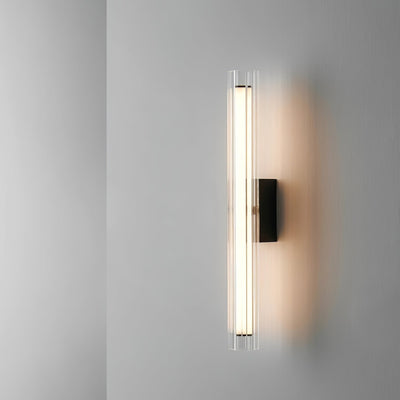 Corv Glass Contemporary Wall Lamp