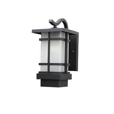 Madison Unique Glass Lantern Outdoor Wall Lamp