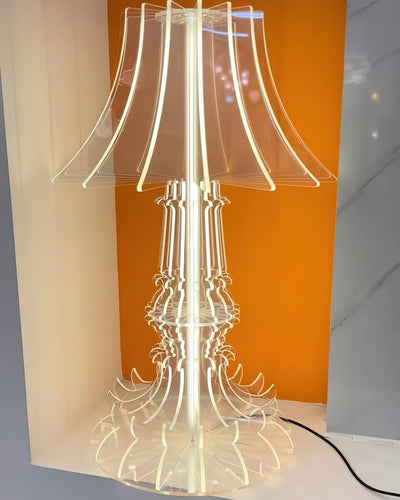 Elmariel Sculptural Acrylic Table Lamp