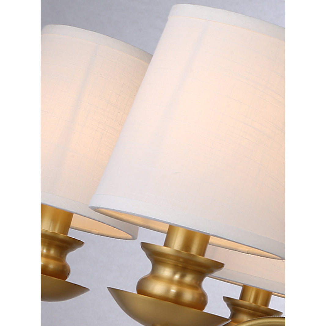 Imiryra Postmodern Luxury Brass Fabric Chandelier - Neutral Decor