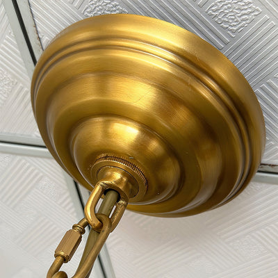 Imiryra Postmodern Luxury Brass Fabric Chandelier - Neutral Decor