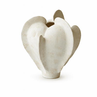 Magnolia Bloom Ceramic Sculpture Vase