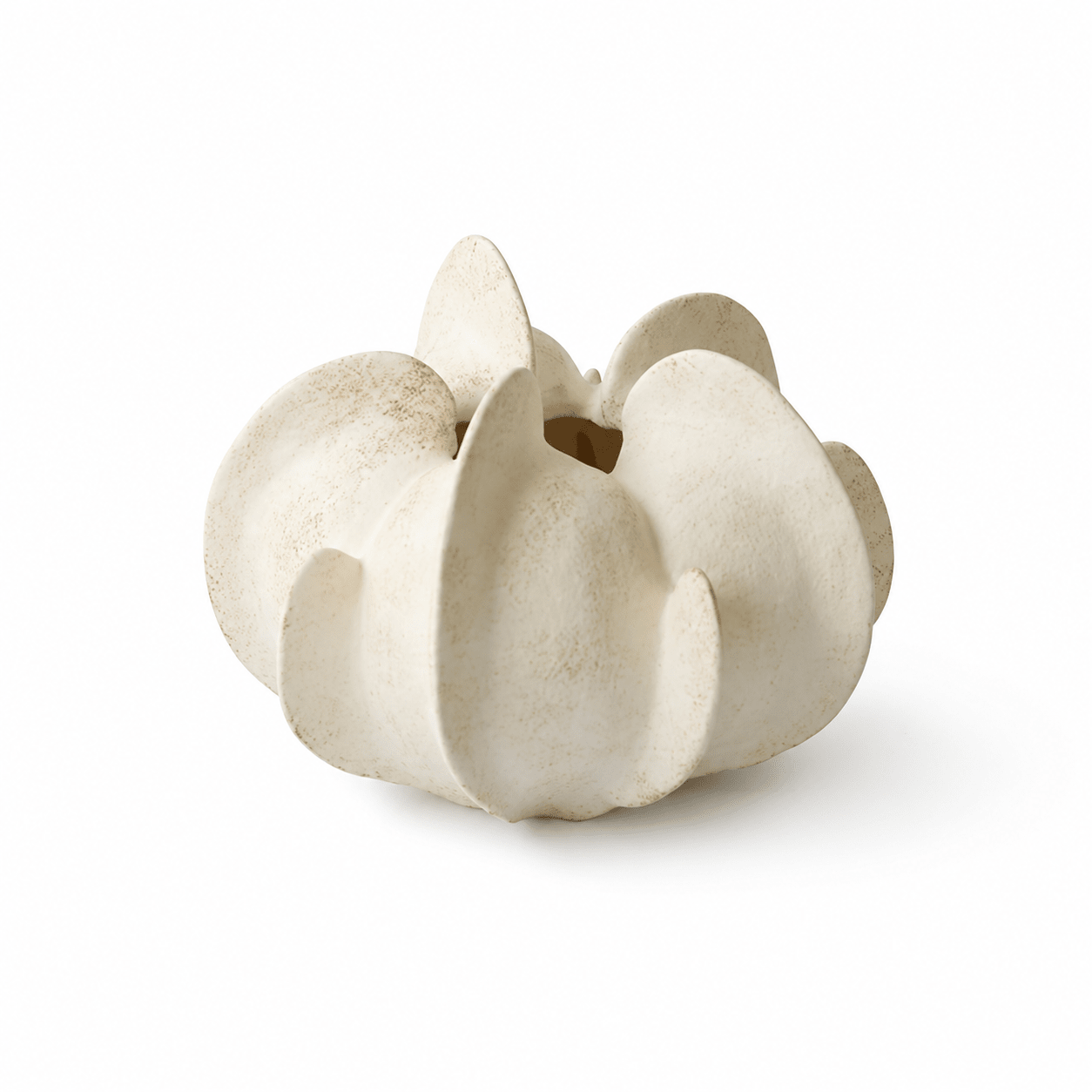Magnolia Bloom Ceramic Sculpture Vase