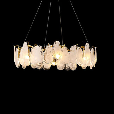 Veliselle Chandelier Cloud Glass Panels