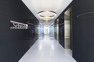 Dexlin Pendant Light LED Ring Gold Modern 3-Ring