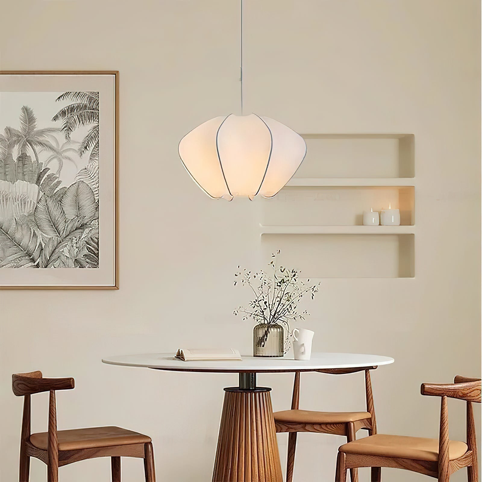 Pithos Silk Elegant Pendant Lamp
