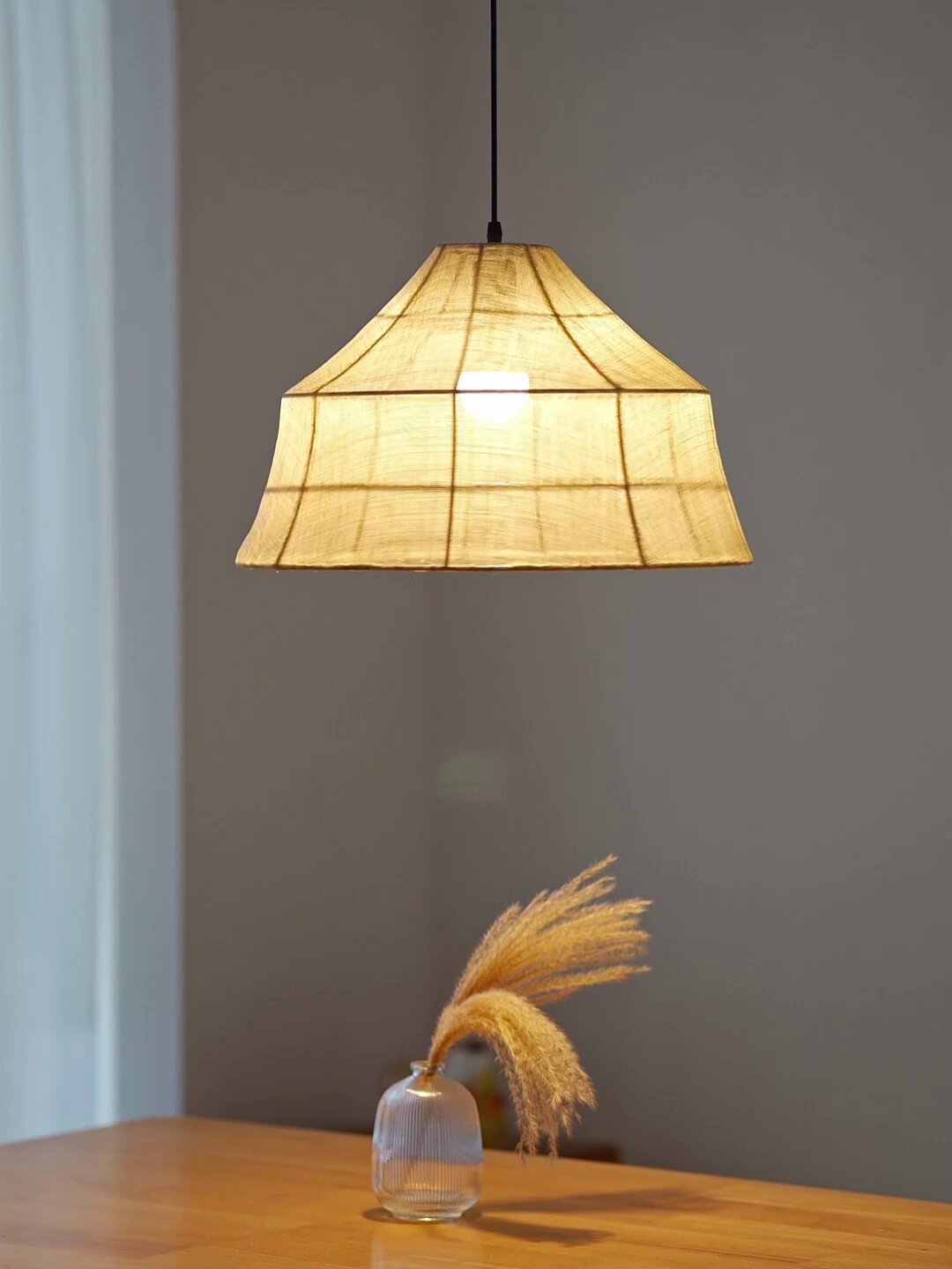 Kirkhurst Woven Fiber Pendant Lamp
