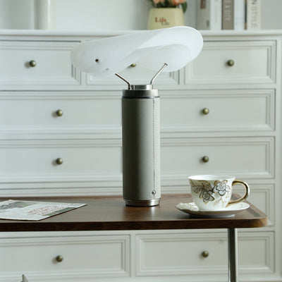 Inorielis Sculptural Travertine Table Lamp