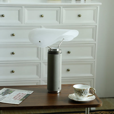 Inorielis Sculptural Travertine Table Lamp
