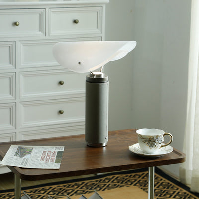 Inorielis Sculptural Travertine Table Lamp
