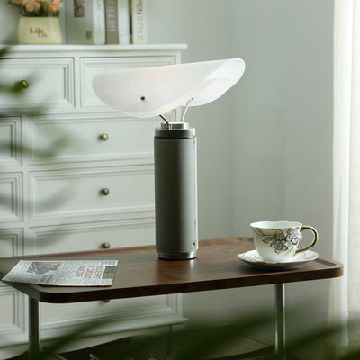 Inorielis Sculptural Travertine Table Lamp