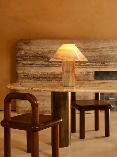 Velalelia Vintage Jade Table Lamp