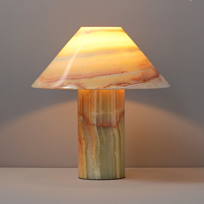 Velalelia Vintage Jade Table Lamp