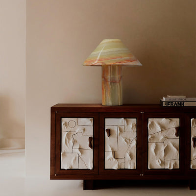 Velalelia Vintage Jade Table Lamp