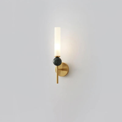 Dulane Modern Minimalist Vertical Marble Wall Lamp