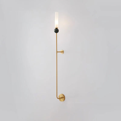 Dulane Modern Minimalist Vertical Marble Wall Lamp
