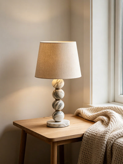 Avrielle Marble Sphere Table Lamp