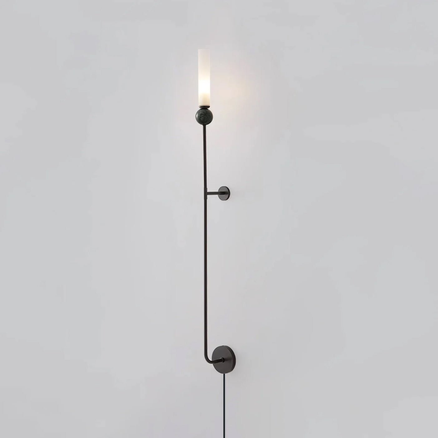 Marble Vertical Plug-in Wall Lamp