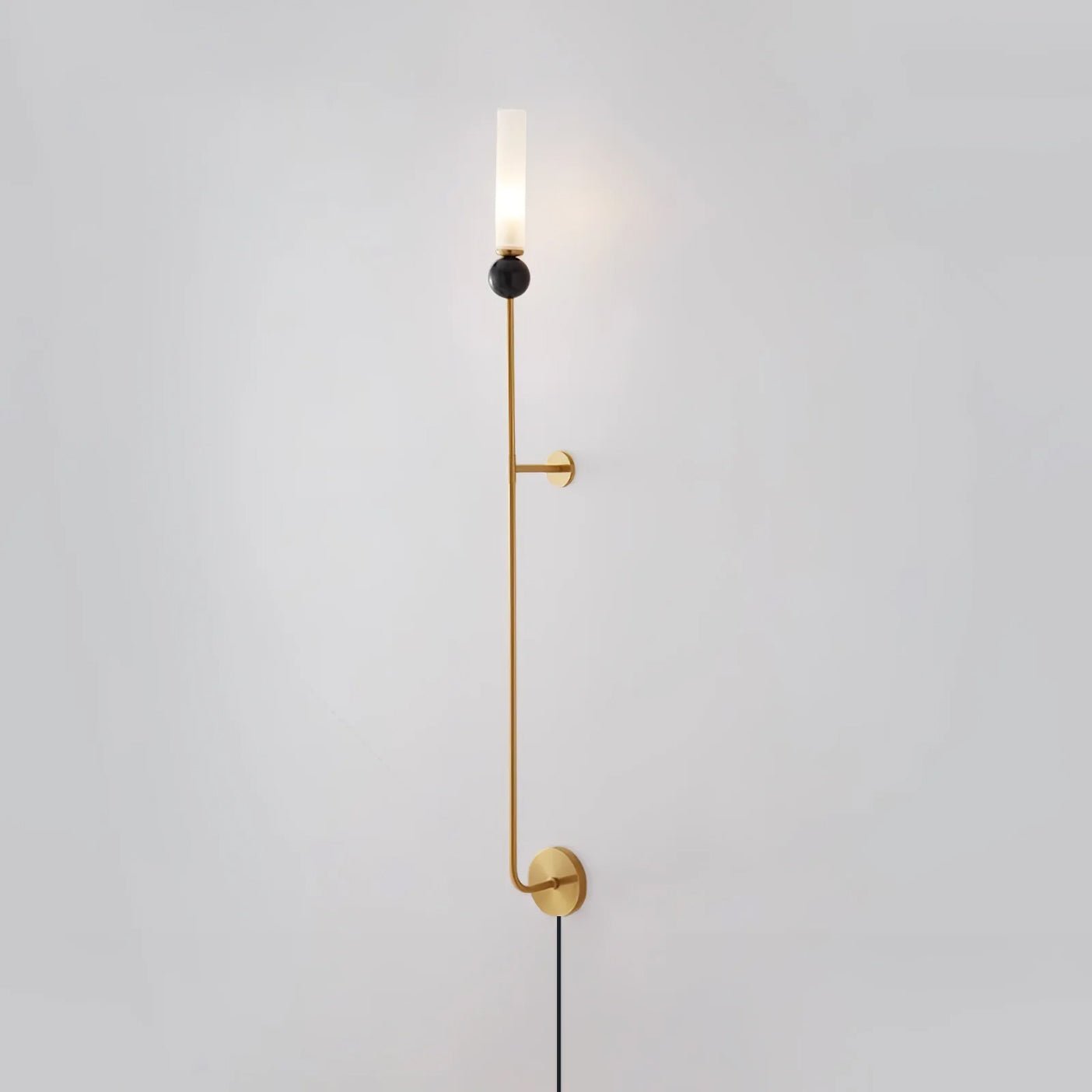 Marble Vertical Plug-in Wall Lamp