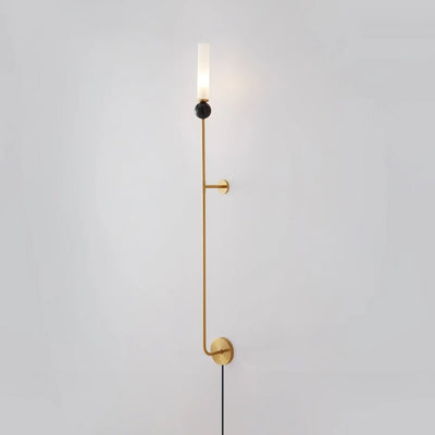 Marble Vertical Plug-in Wall Lamp