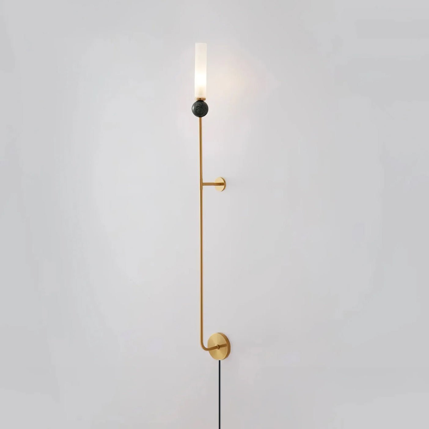 Marble Vertical Plug-in Wall Lamp