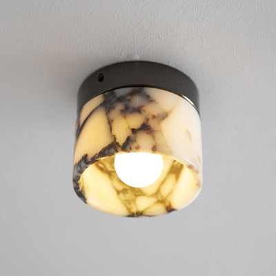 Selielle Round Marble Ceiling Lamp