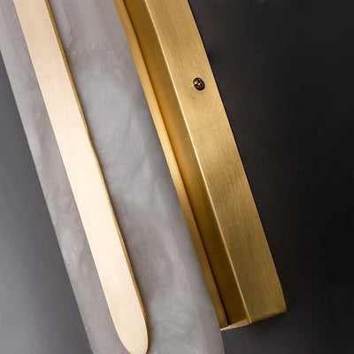 Kristy Alabaster Rounded Wall Lamp
