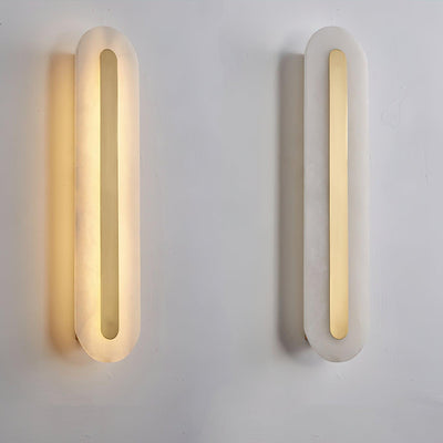 Selvia Minimalist Alabaster Wall Light