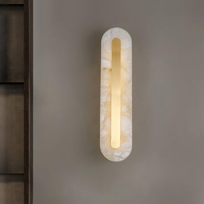 Kristy Alabaster Rounded Wall Lamp