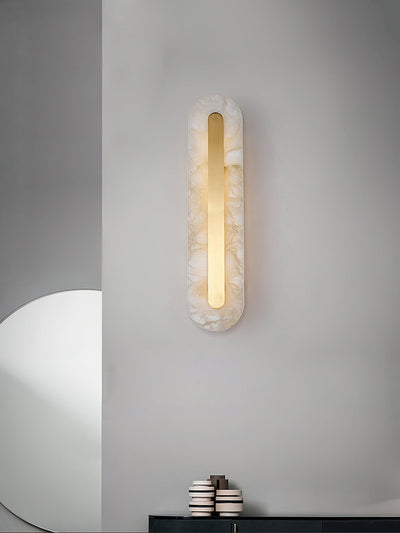 Selvia Minimalist Alabaster Wall Light