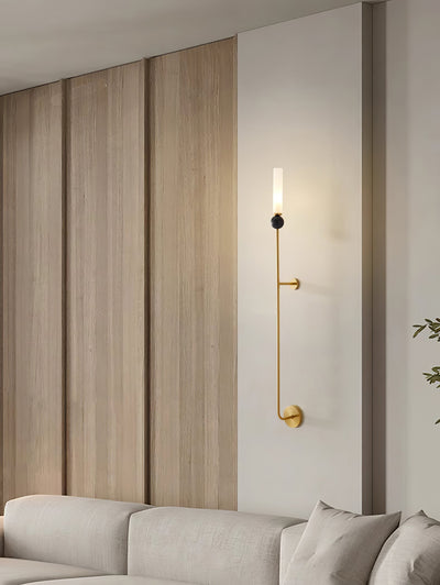 Dulane Modern Minimalist Vertical Marble Wall Lamp