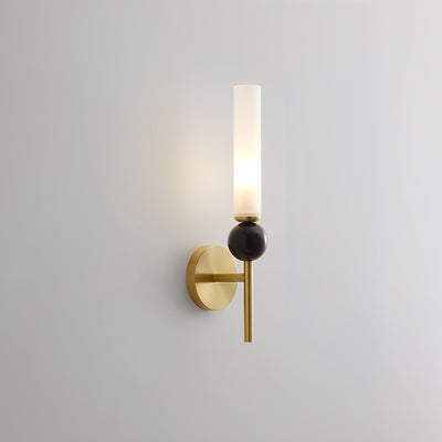 Dulane Modern Minimalist Vertical Marble Wall Lamp