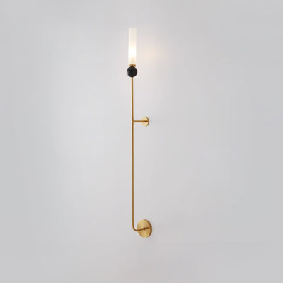 Dulane Modern Minimalist Vertical Marble Wall Lamp