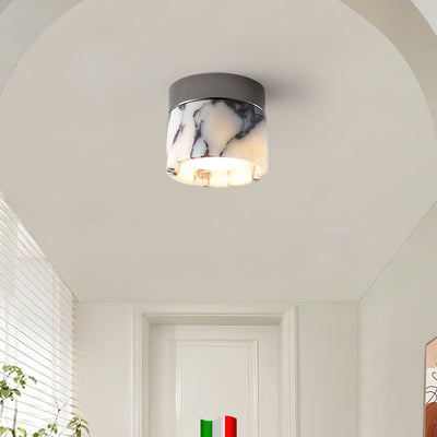 Selielle Round Marble Ceiling Lamp