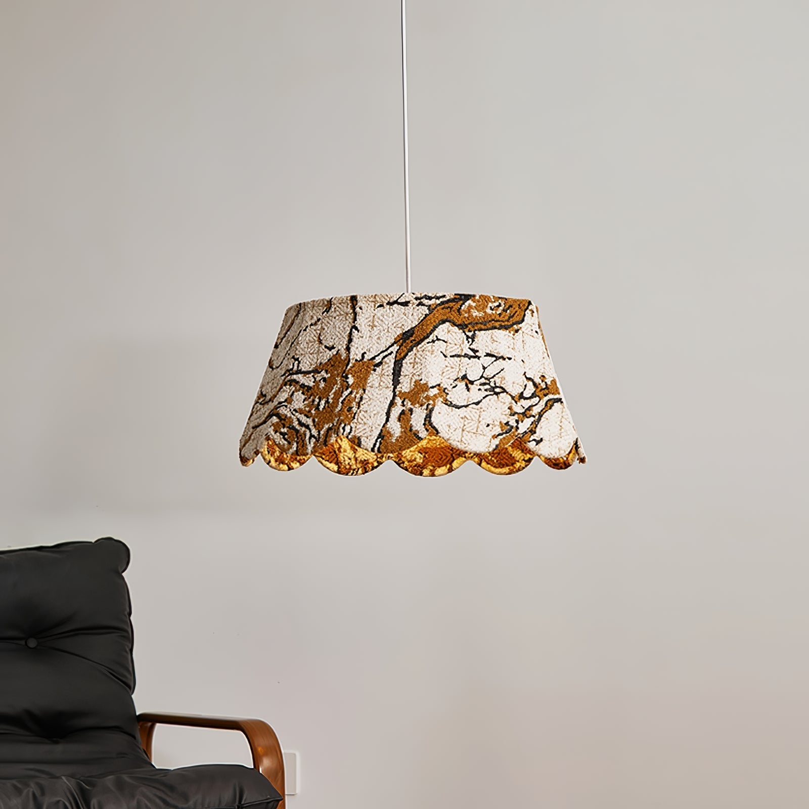 Vavenia Creativity Scallop Fabric Pendant Light