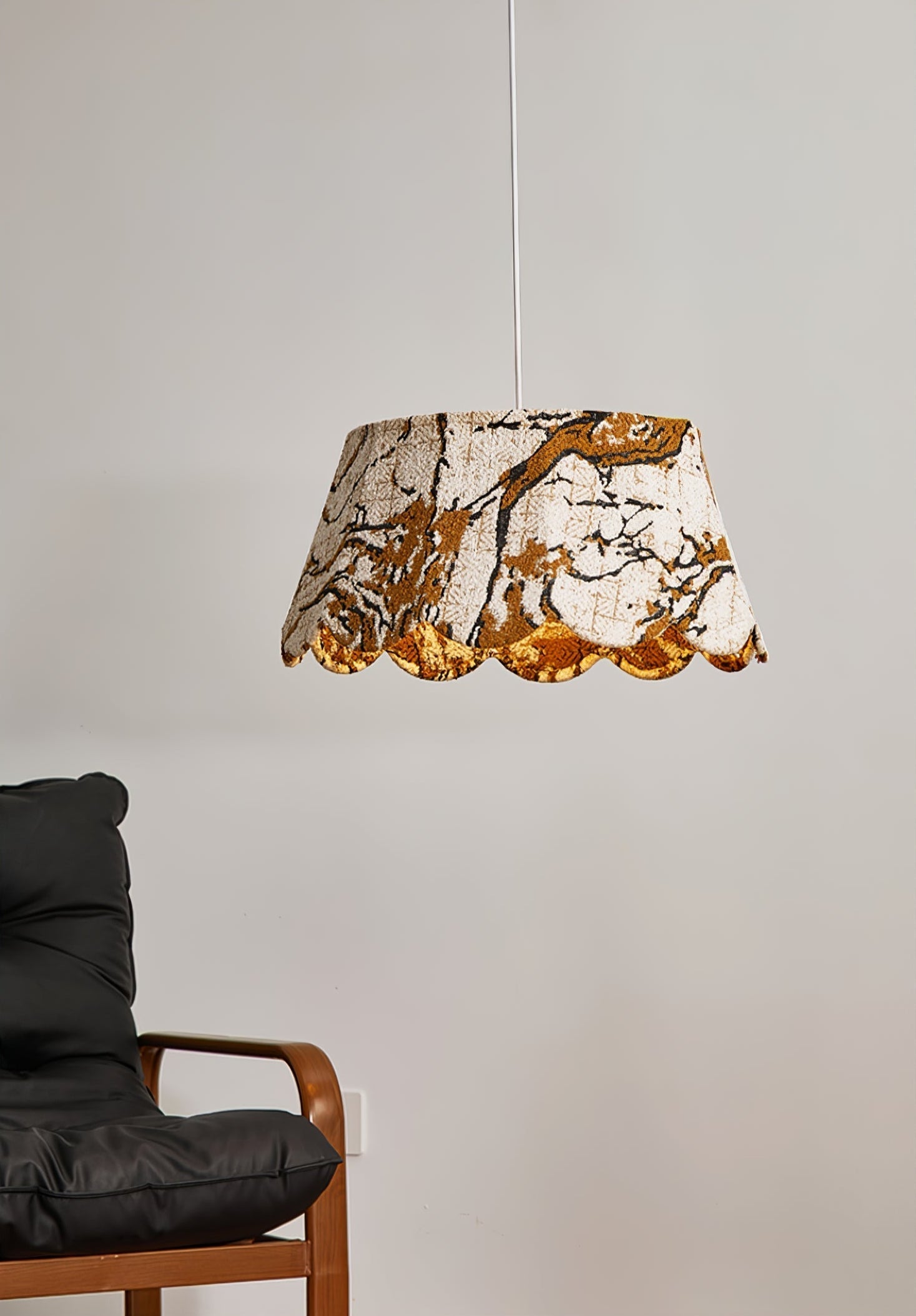 Vavenia Creativity Scallop Fabric Pendant Light