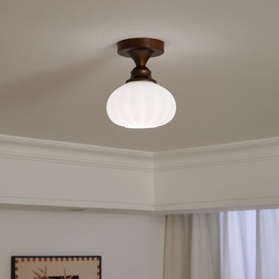 Alveneth Premium Nordic Art Glass Ceiling Lamp