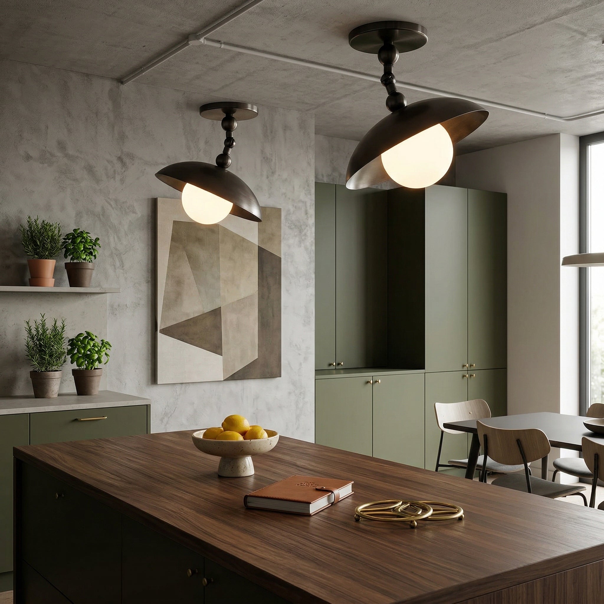 Cedarford Petite Surface Flush Mount Ceiling Light