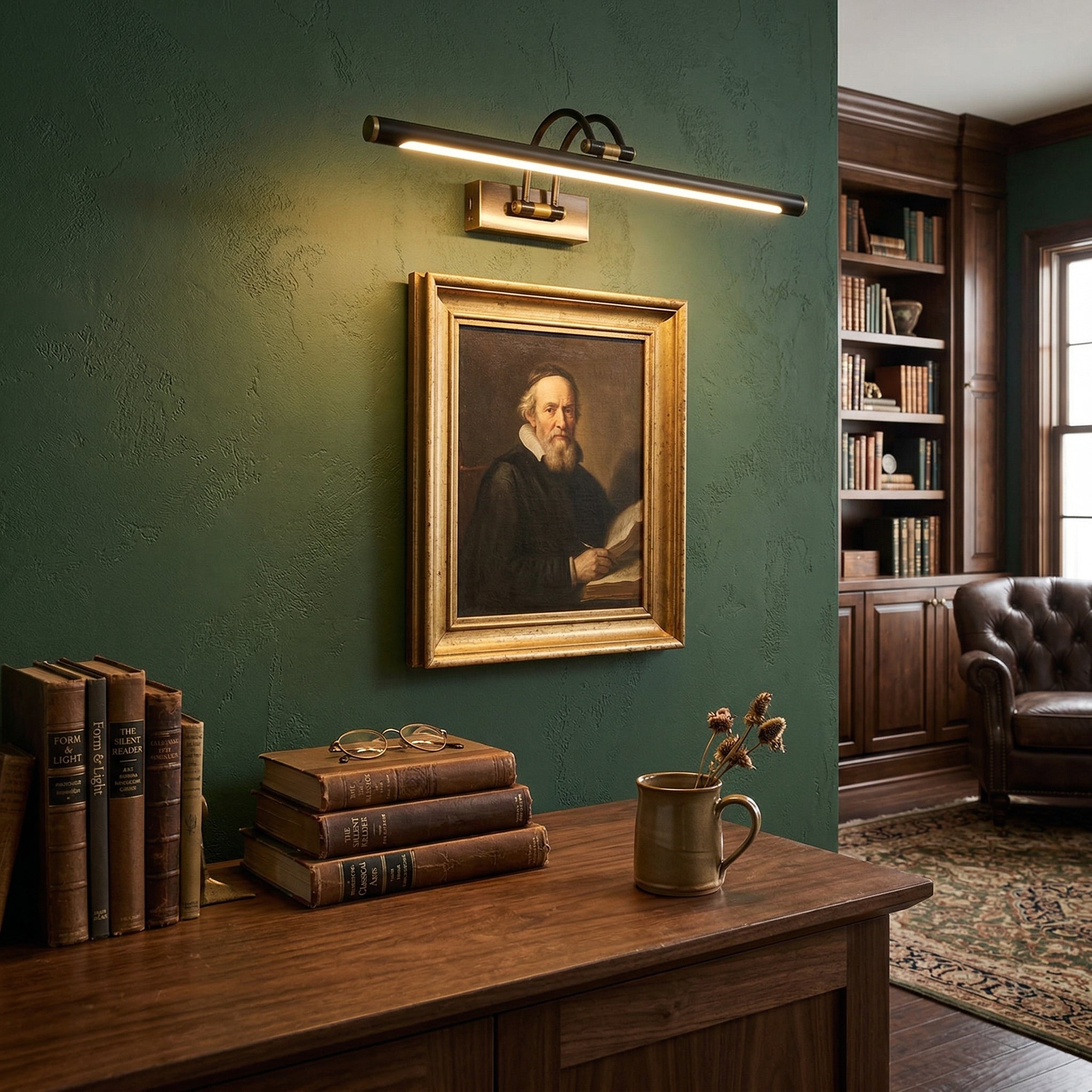 Bellfield Brass Rechargeable Indoor Wall Light