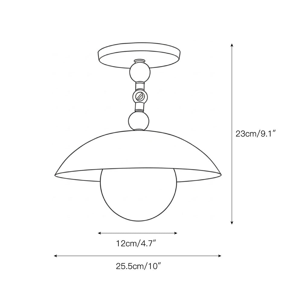 Cedarford Petite Surface Flush Mount Ceiling Light